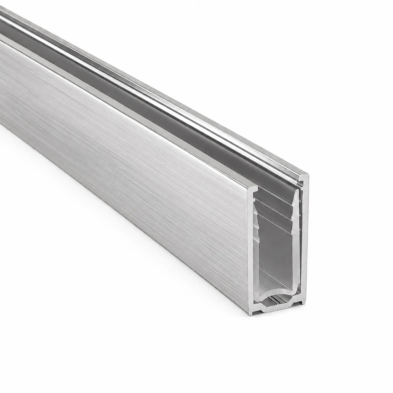 Wandanschlussprofil für Walk-In-Dusche aus Aluminium, 77493314220-xx
