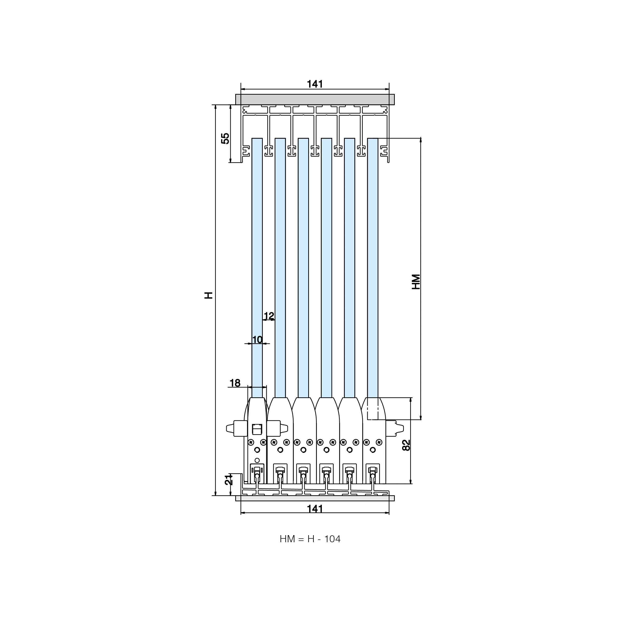 Terrassen Glasschiebewand CTO, 77990066