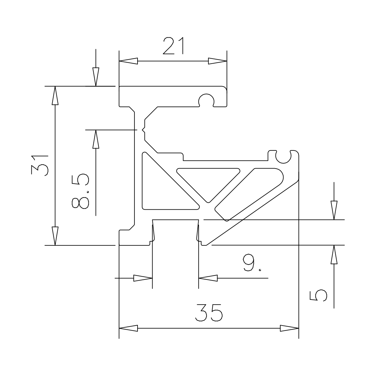 Glasregal nach Maß CTO, 77990090