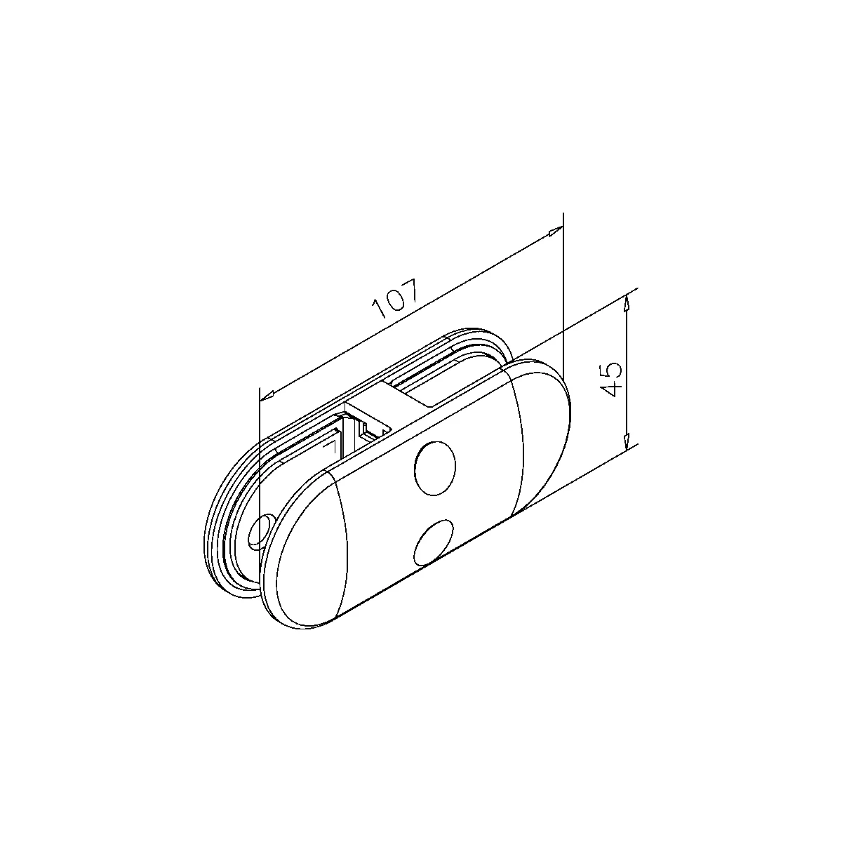 Glasverbinder, 122800x0012