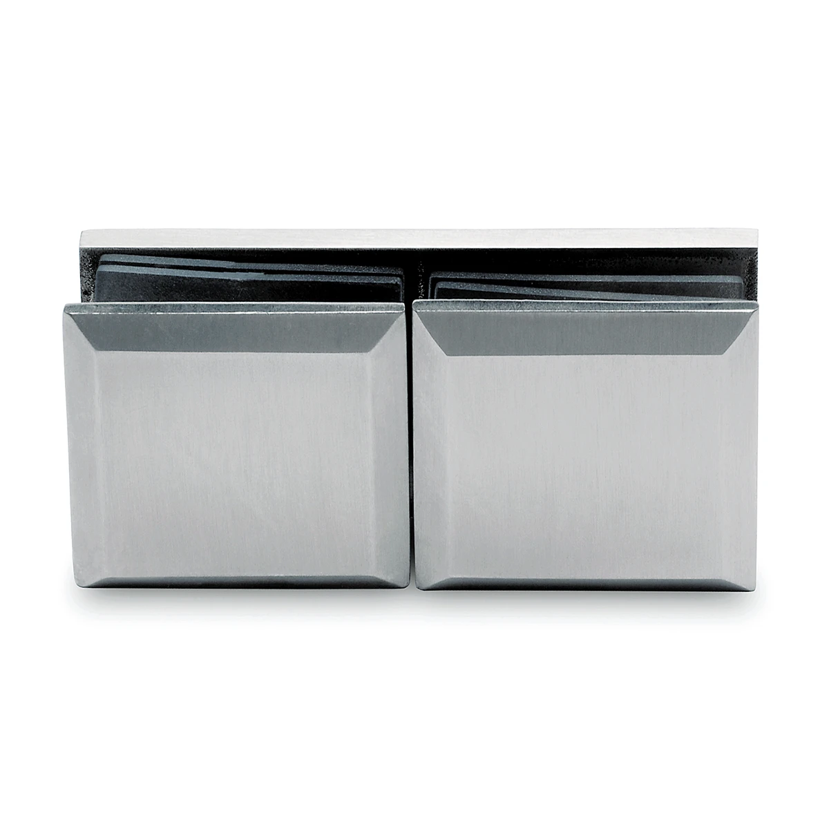 Glasverbinder 180°, eckig, 404012180xx