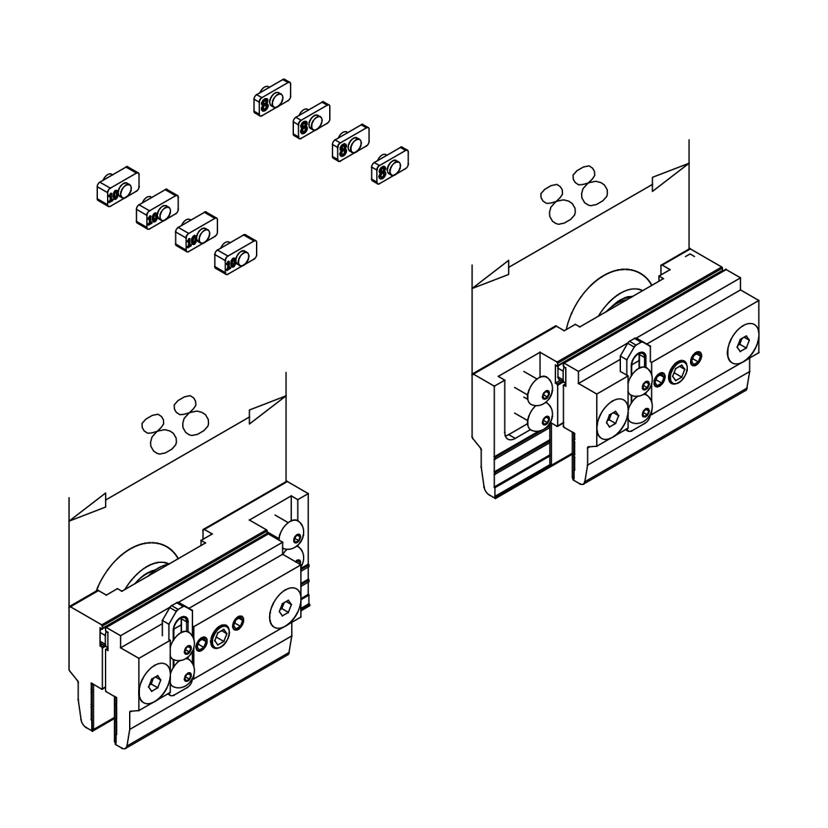 Laufwagen für Laufschiene Willemine, 7746180000000