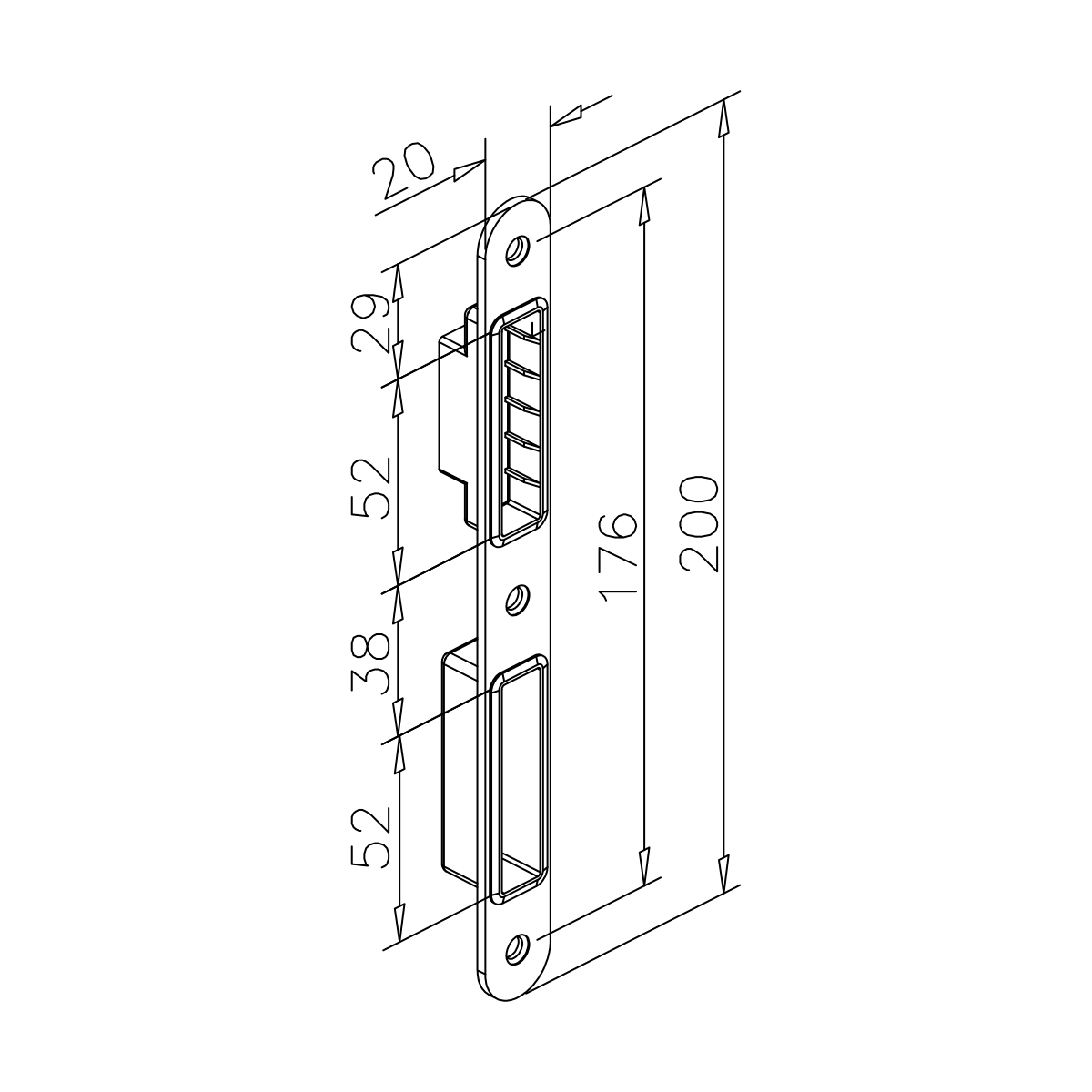 Schließblech magnetisch, 7745249500012
