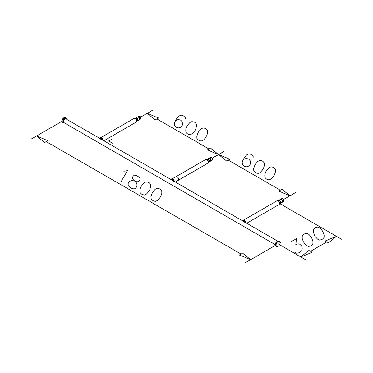 Querkonsole für Kleiderbügel, 287543025xx