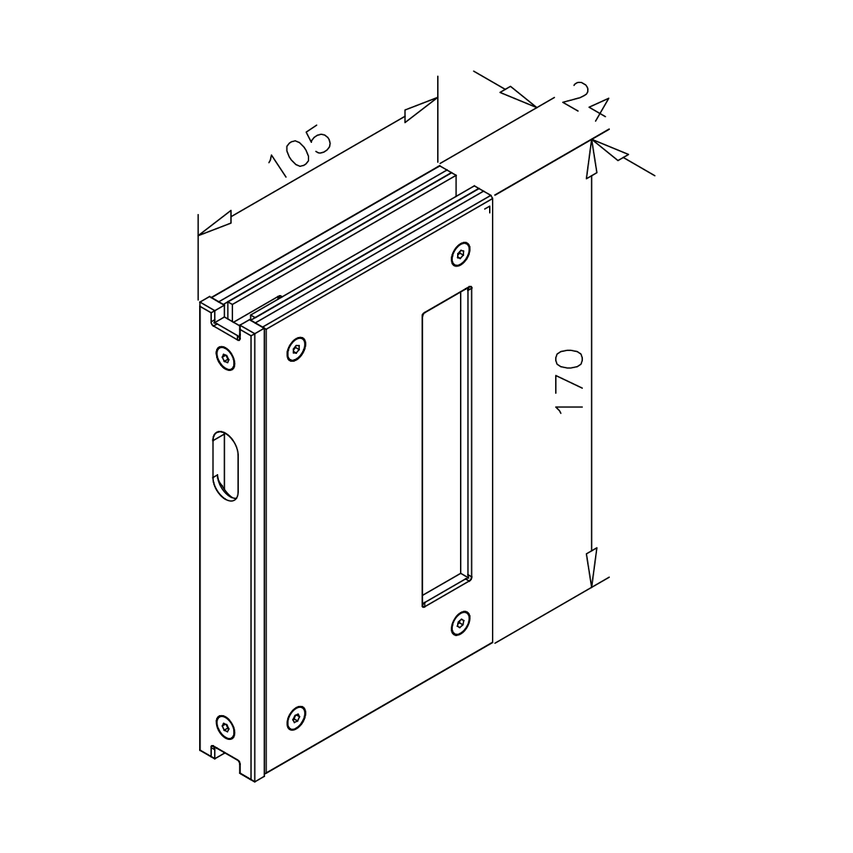 Gegenkasten für Schiebetür, 7746701100012