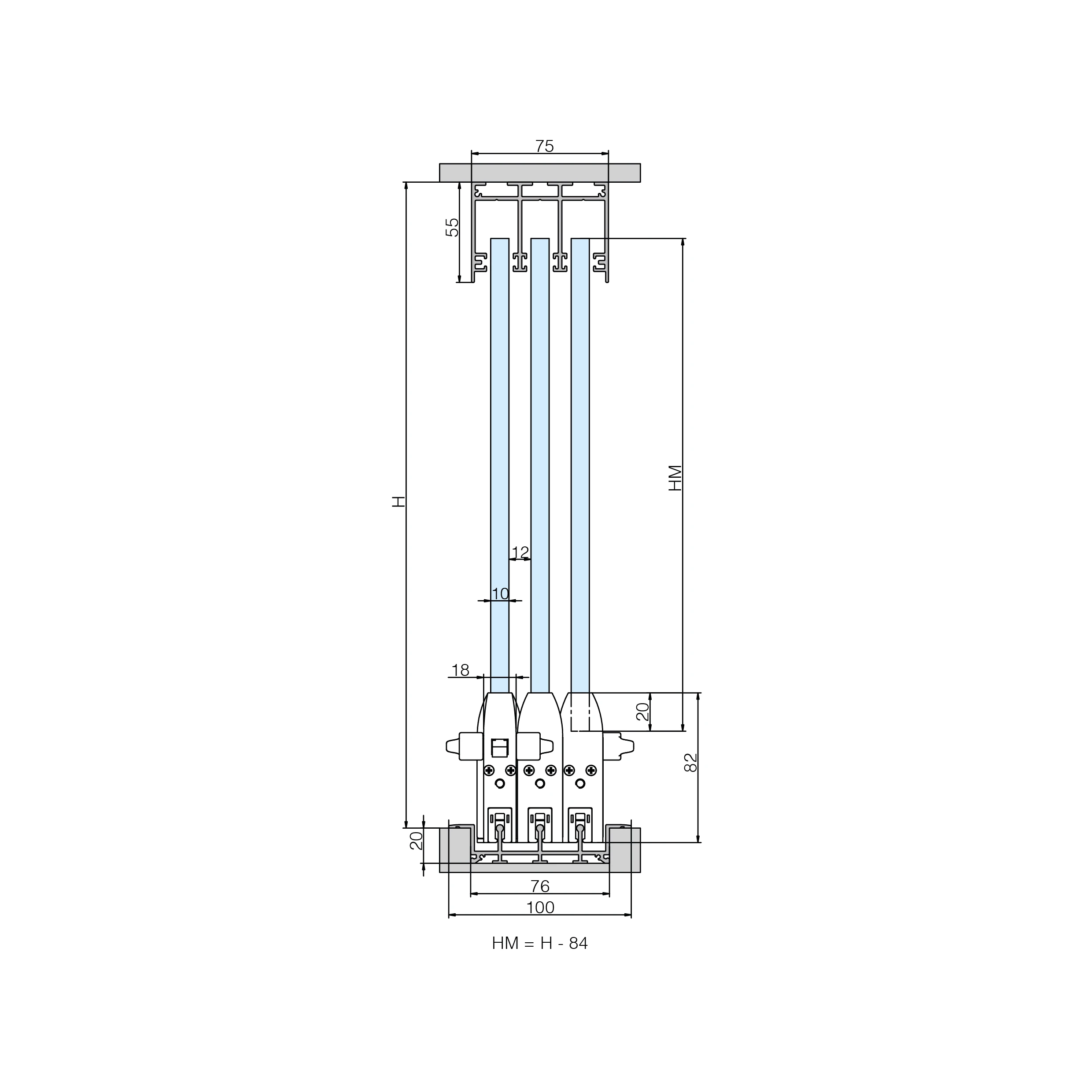 Terrassen Glasschiebewand CTO, 77990066