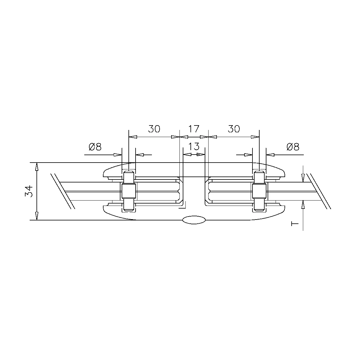 Glasverbinder, 122800x0012