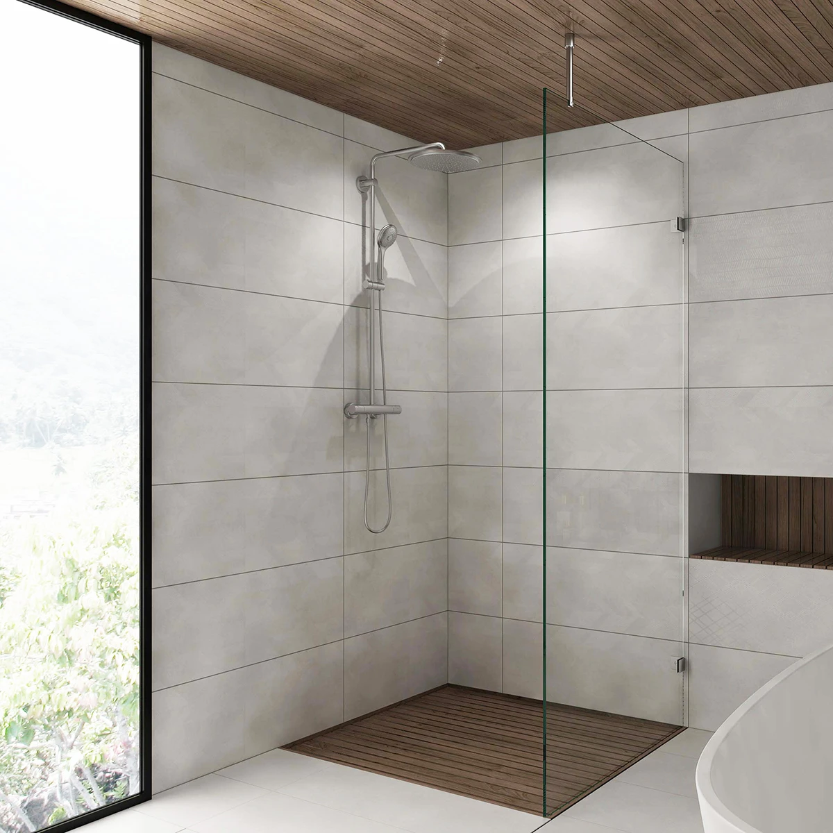 Stabilisierungsstange für Dusche - Deckenmontage, 296015019xx
