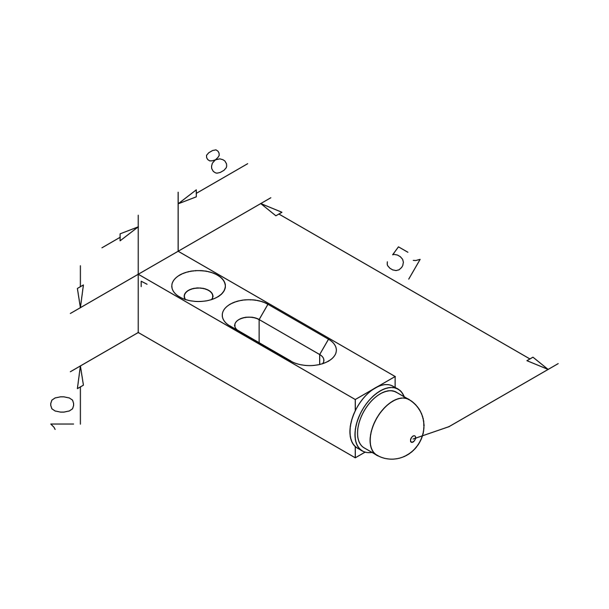 Endanschlag-Set für Deckenprofil, 7746193000000