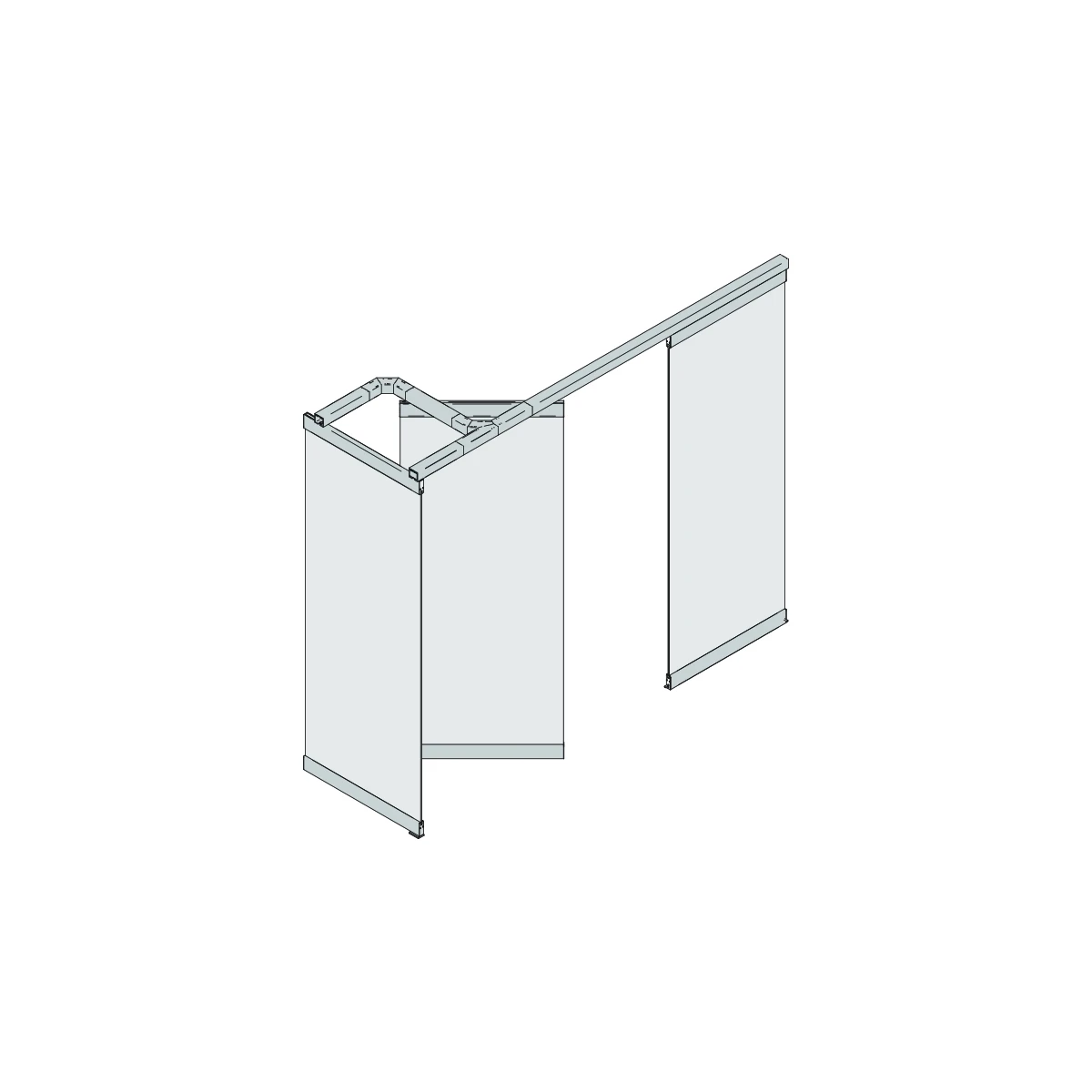 Glas Schiebe-Stapelwand, 2932xx0xx46