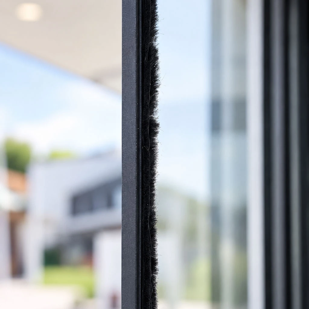 Bürstendichtungen für Glasschiebewände, 2500 mm, 77496001300-xx