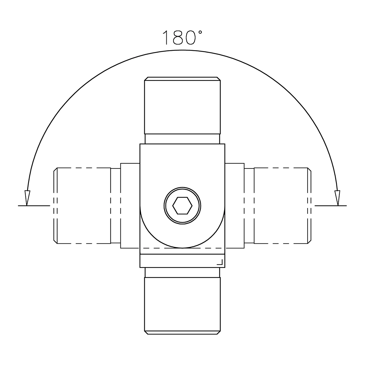Rohrverbinder variabel, 110302xxxxx