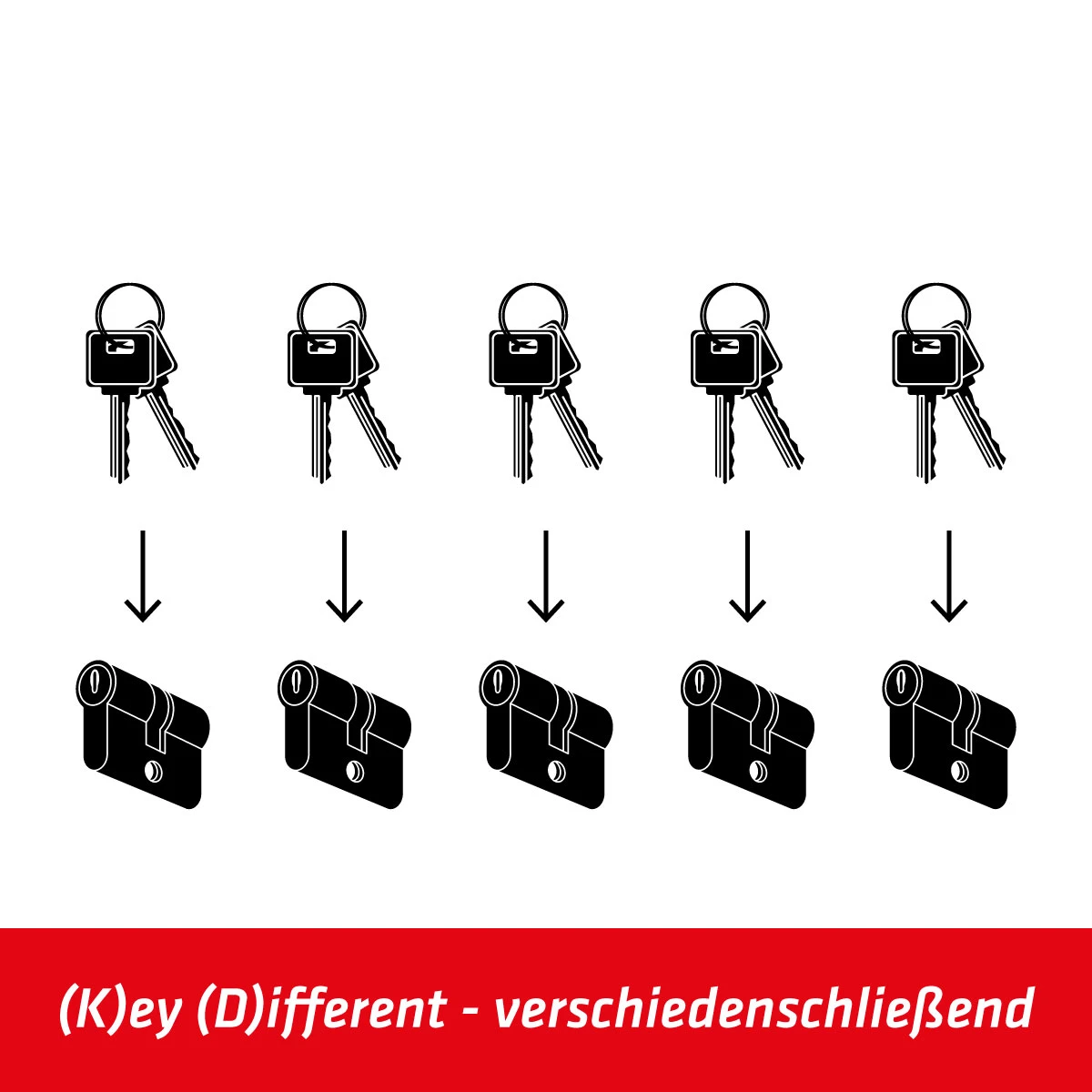 Profil Doppelzylinder 31/31 mm, 452710xxxxx