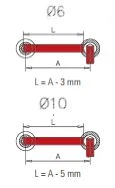Adapter für Eckstütze 90°, xx0692xxxxx