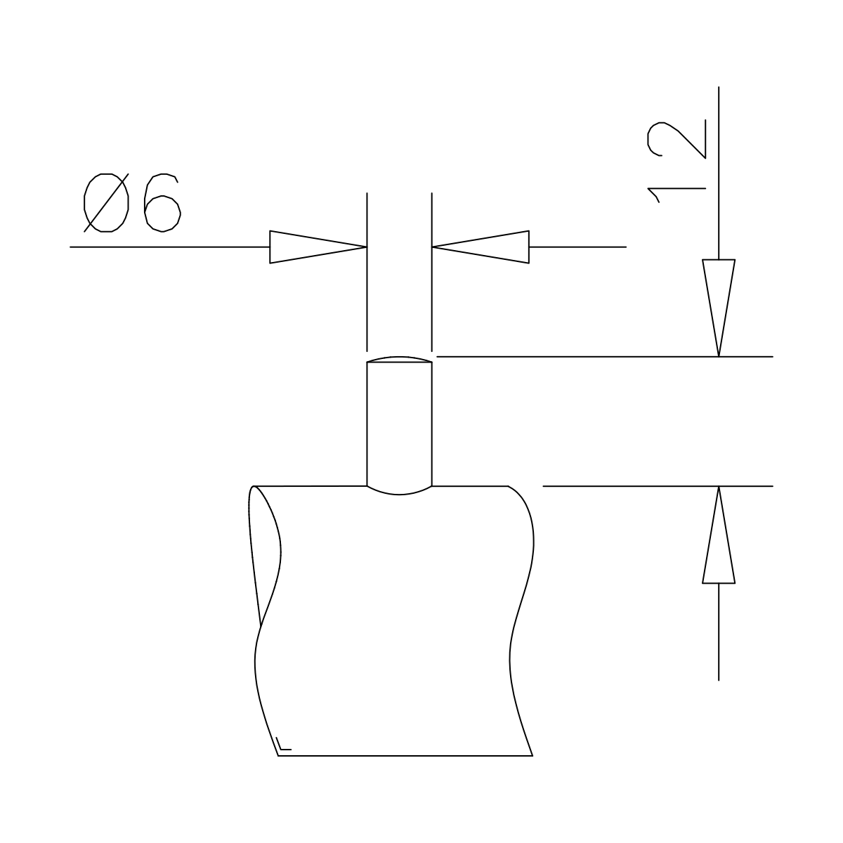 Konsole schräg für Kleiderbügel, 287530025xx