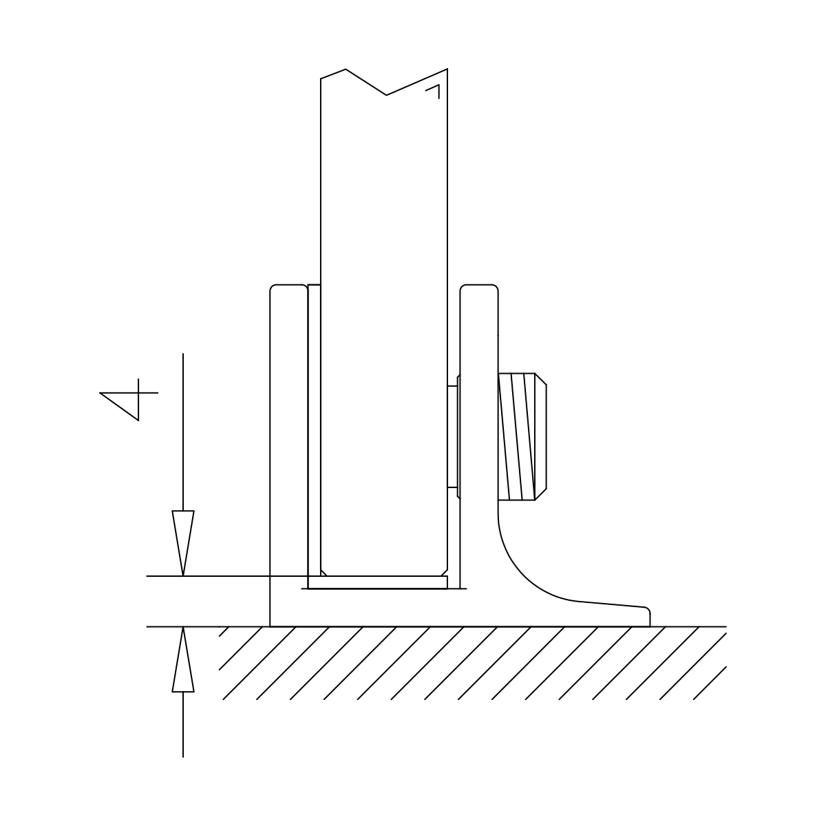Glasplattenträger, 221310000xx