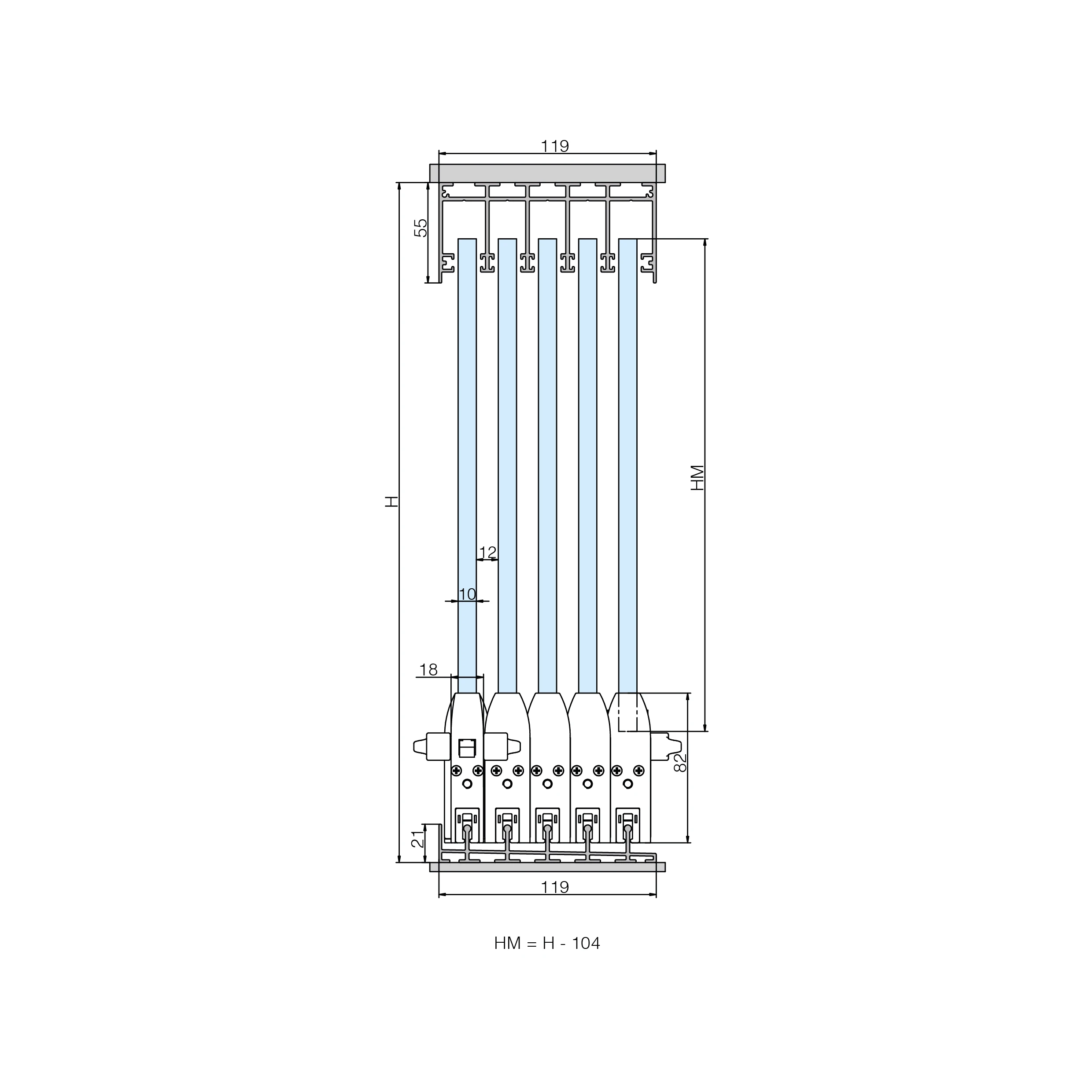 Terrassen Glasschiebewand CTO, 77990066