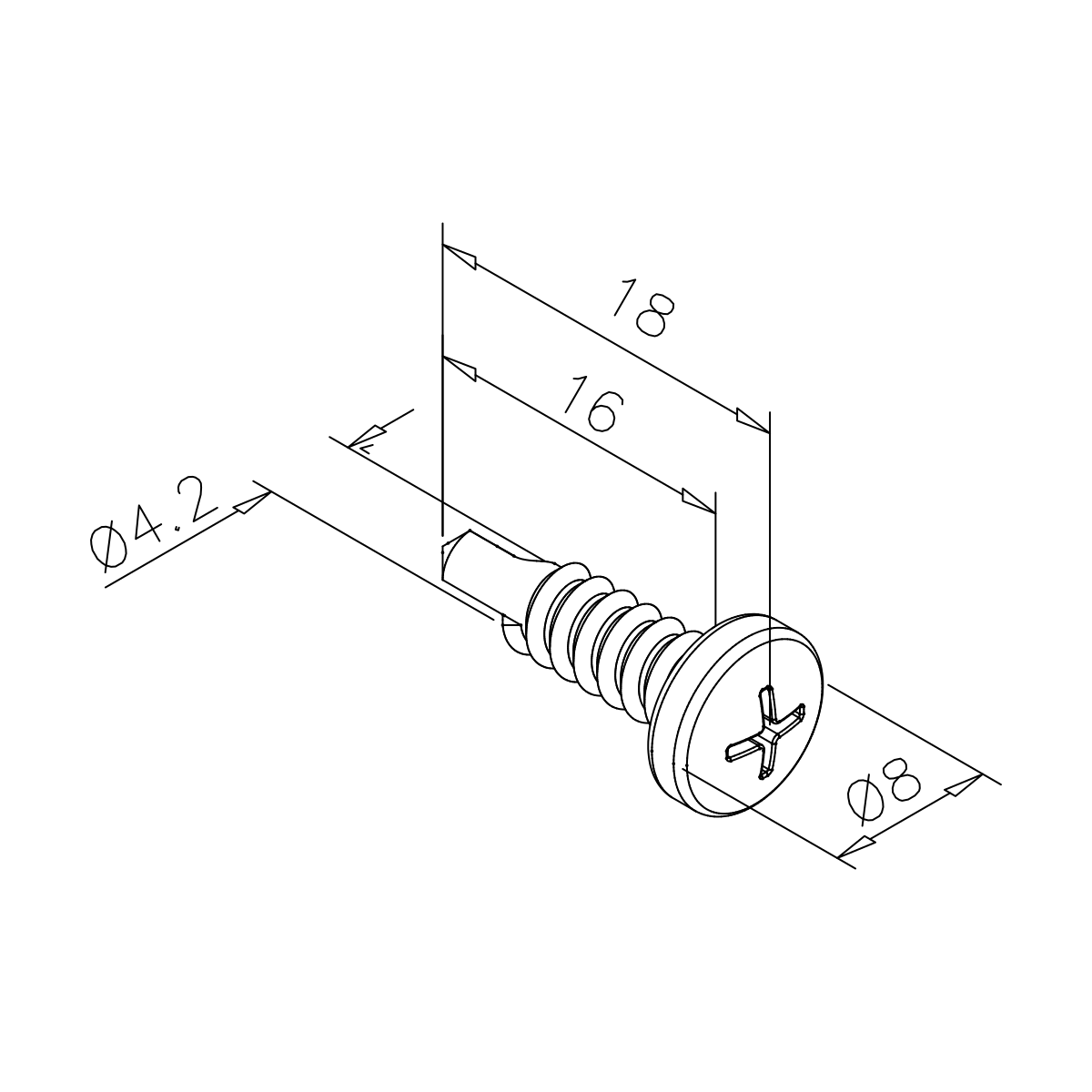 Blechschraube, selbstschneidend, 190010000xx