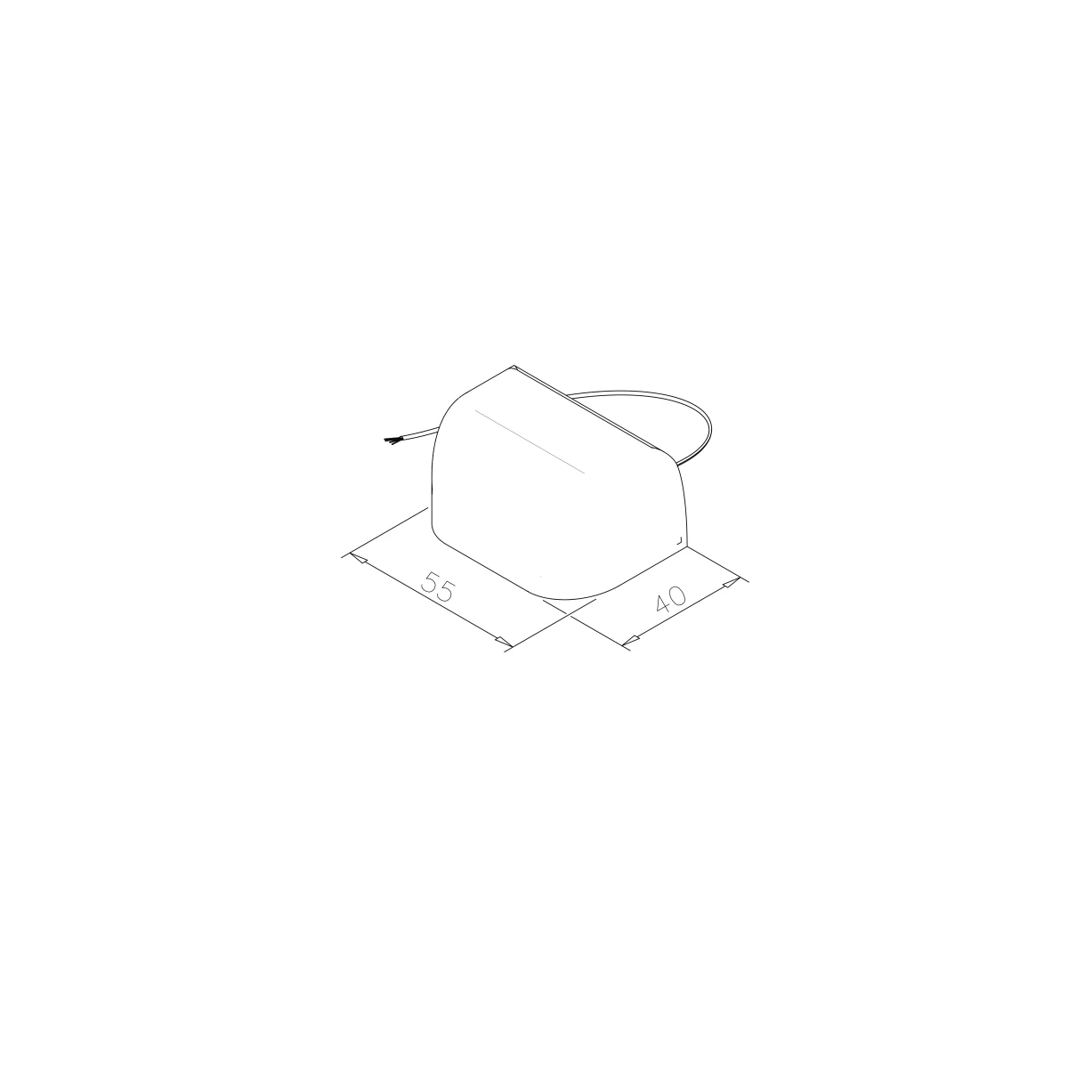 Mini-Top Sensor mit einstellbarem Erfassungsbereich, 7746300200000