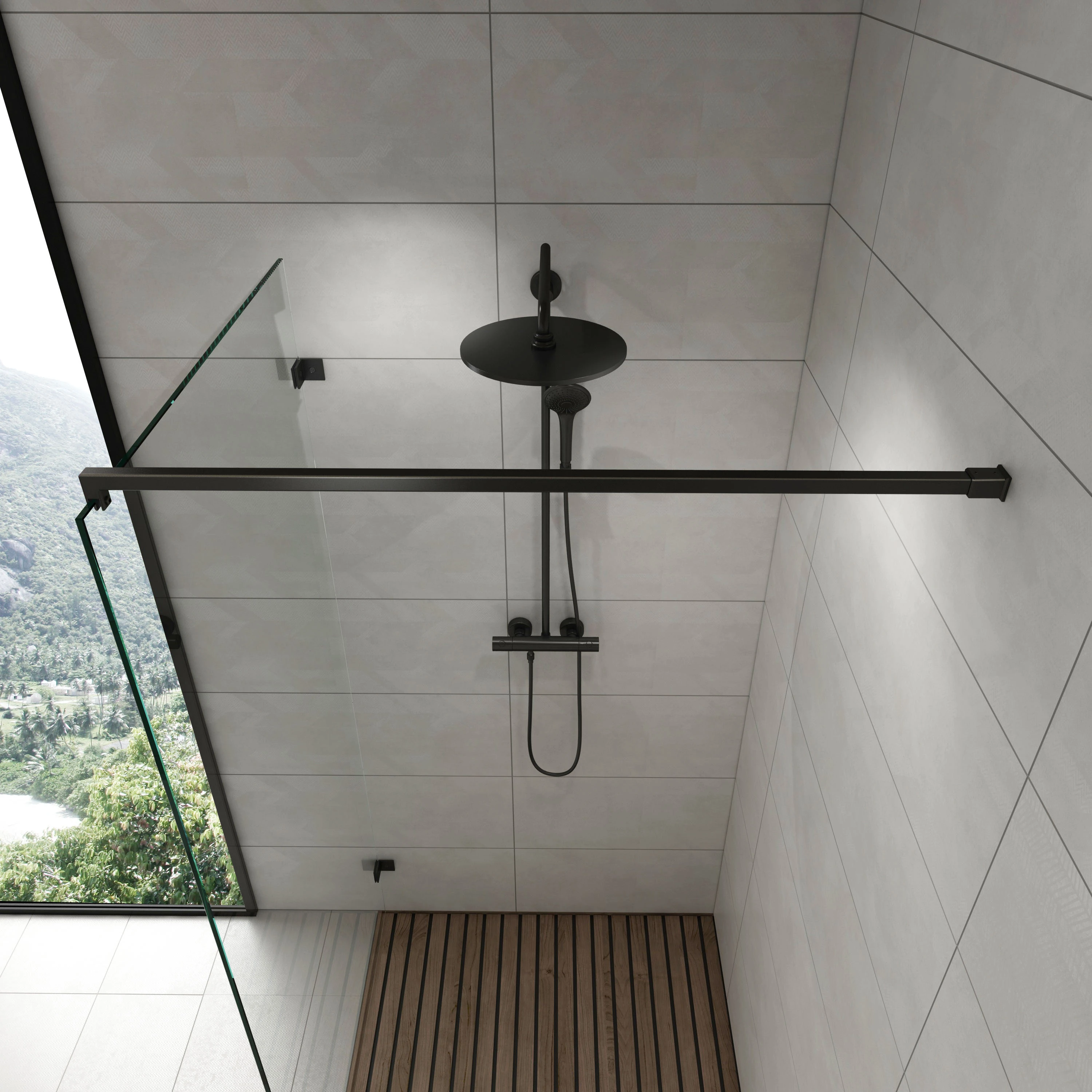 Stabilisierungsstange für Dusche zur Wandmontage 90°, 296418020xx