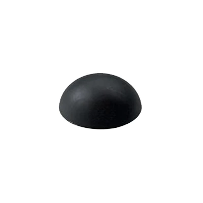 Wandpuffer, selbstklebend, Ø 30 x 14 mm, Kunststoff, schwarz, 7719606203031