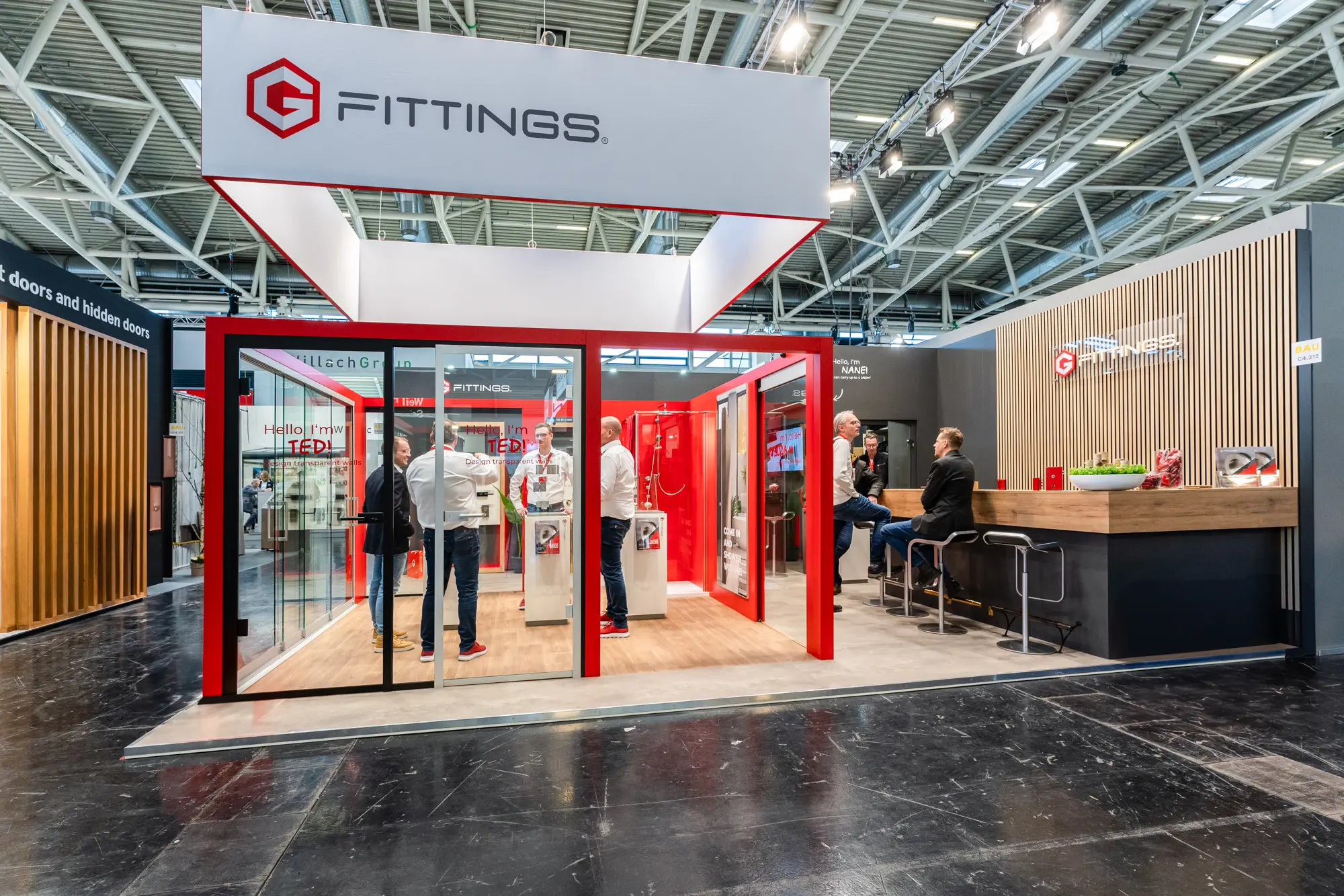 G-Fittings Messestand auf der BAU