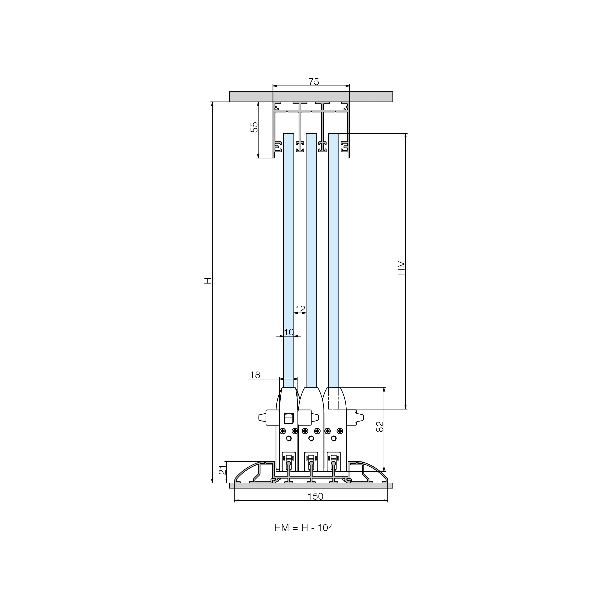 Terrassen Glasschiebewand CTO, 77990066