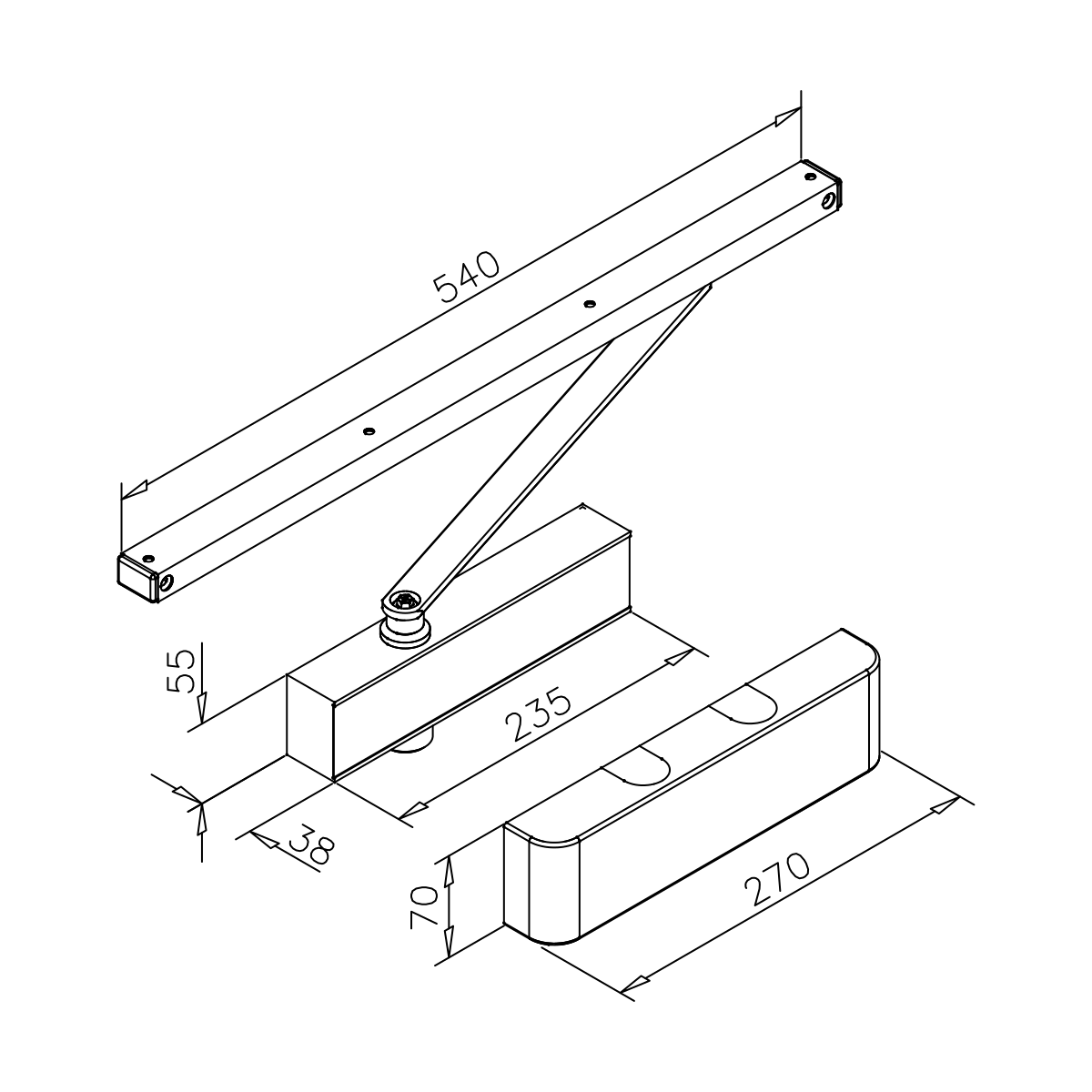 Obentürschließer, 7745020000012