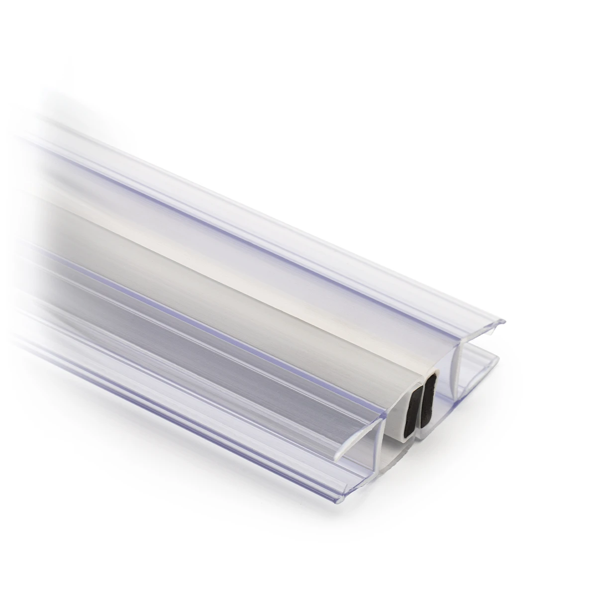 Magnetschließleiste 180° für Glastür, 194040180xx