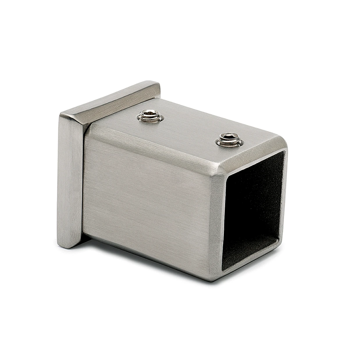Wandflansch 90° für Vierkantrohr 20 x 20 mm, 400515420xx
